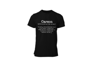 The Definition Tee, Carson